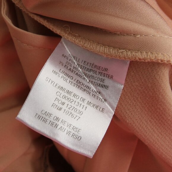 Alice + Olivia Dylan High Waist Wide Leg Pant Trousers Almond Pleated Size 2 - Picture 5 of 16